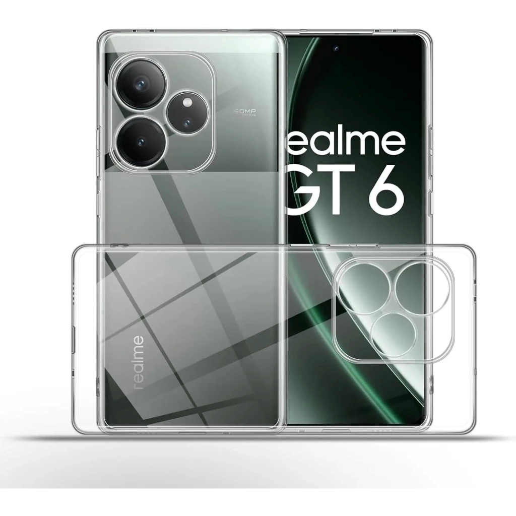 Realme GT 6 5G Case Softcase PREMIUM CLEAR HD CAMERA PROTECTION Case Casing Hp Realme GT 6 5G