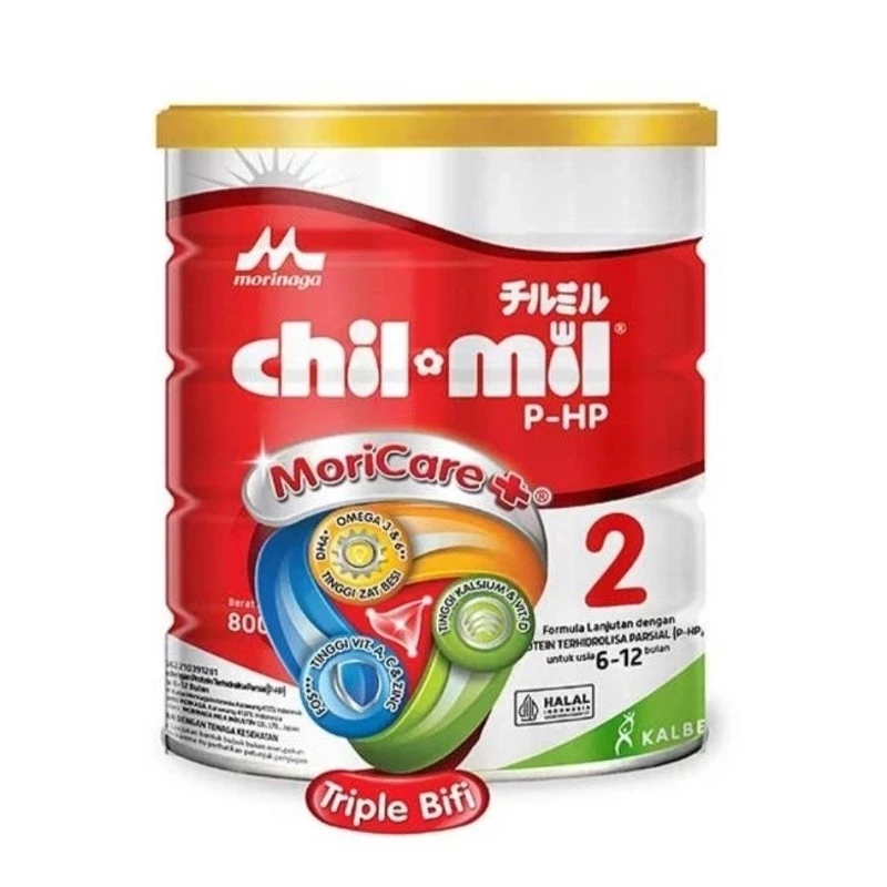 

Morinaga Chil Mil 2 P-Hp MoriCare Plus 6-12 Bulan 400gr | 800r