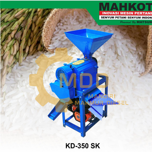 mesin giling padi/heleran mini kd350-SK pisah dedak kasar dan halus TANPA MESIN PENGGERAK