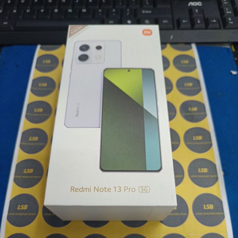 DUS BOX HANDPHONE XIAOMI REDMI NOTE 13 PRO 5G ORIGINAL BEKAS