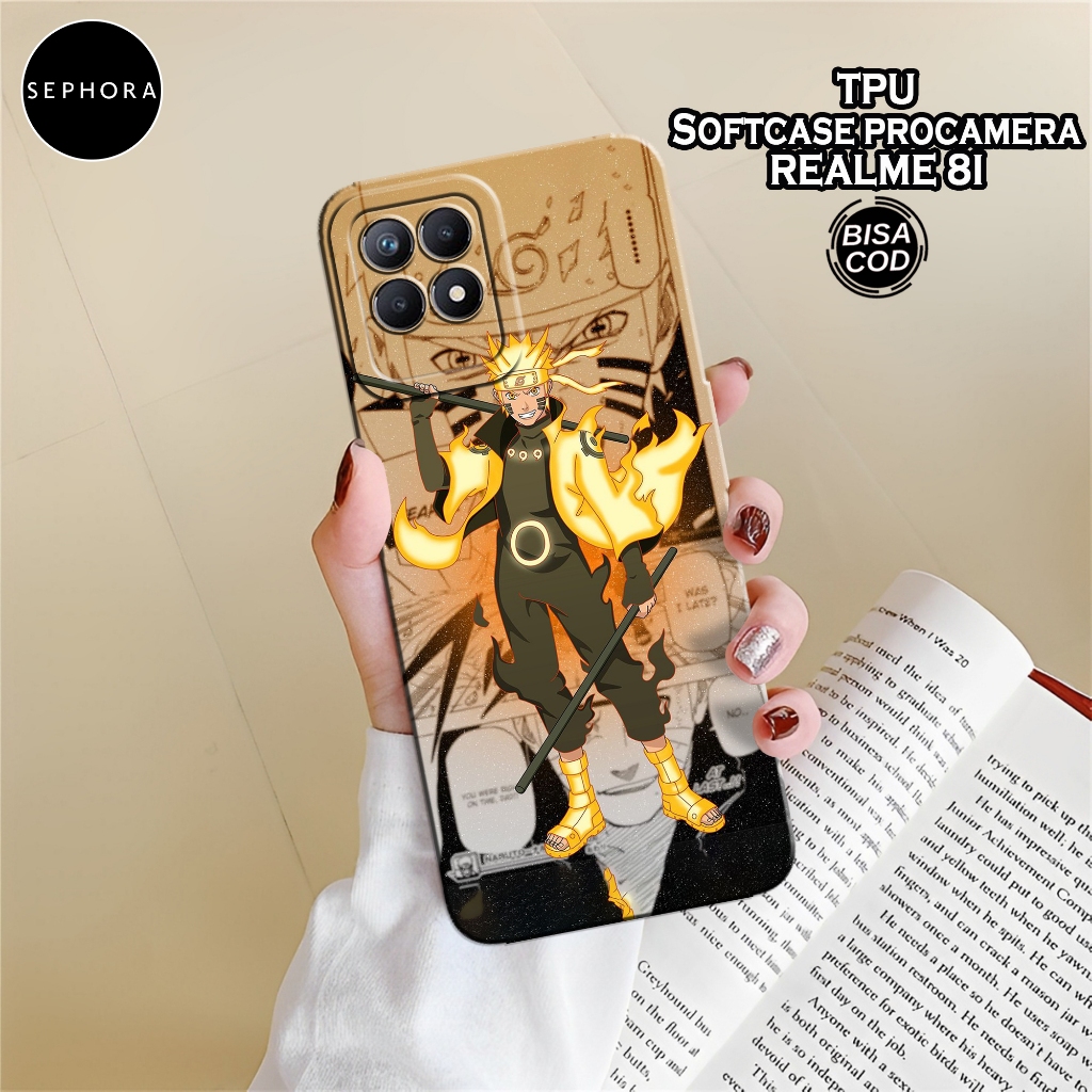 Case Realme 8i Terbaru - Fashion Case Anime - Softcase Realme 8i Terbaru - Case Pro Camera - Casing 