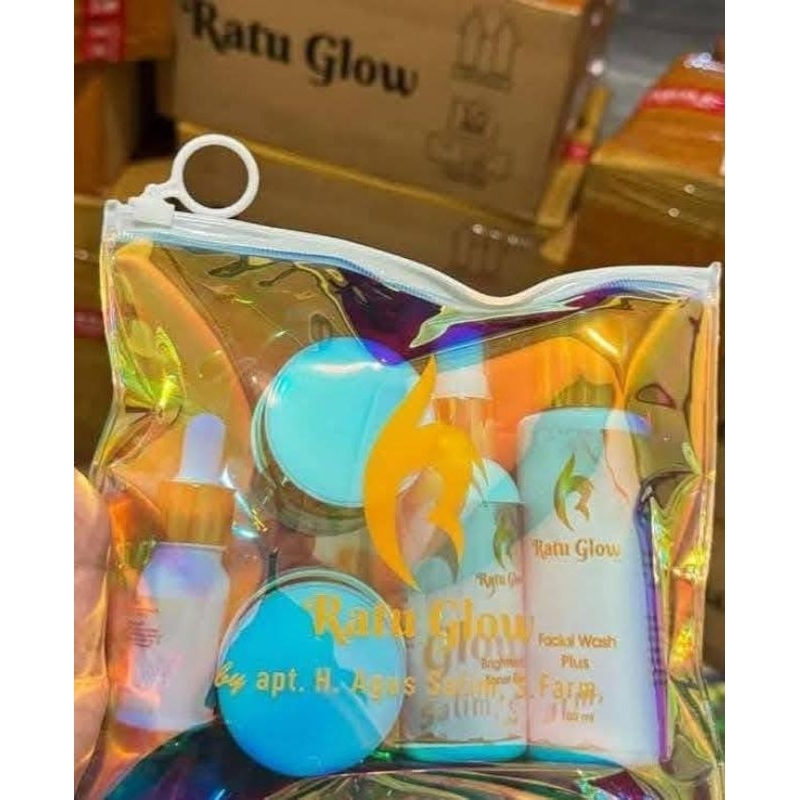 (SB) ECERAN RATU GLOW REGULER ACNE & BRIGHTENING , PAKET ACNE & BRIGHTENING, PAKET REGULER , SKINCAR