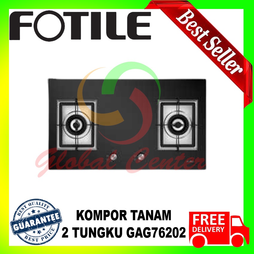 FOTILE KOMPOR GAS TANAM 2 TUNGKU GAG76202 - GARANSI RESMI