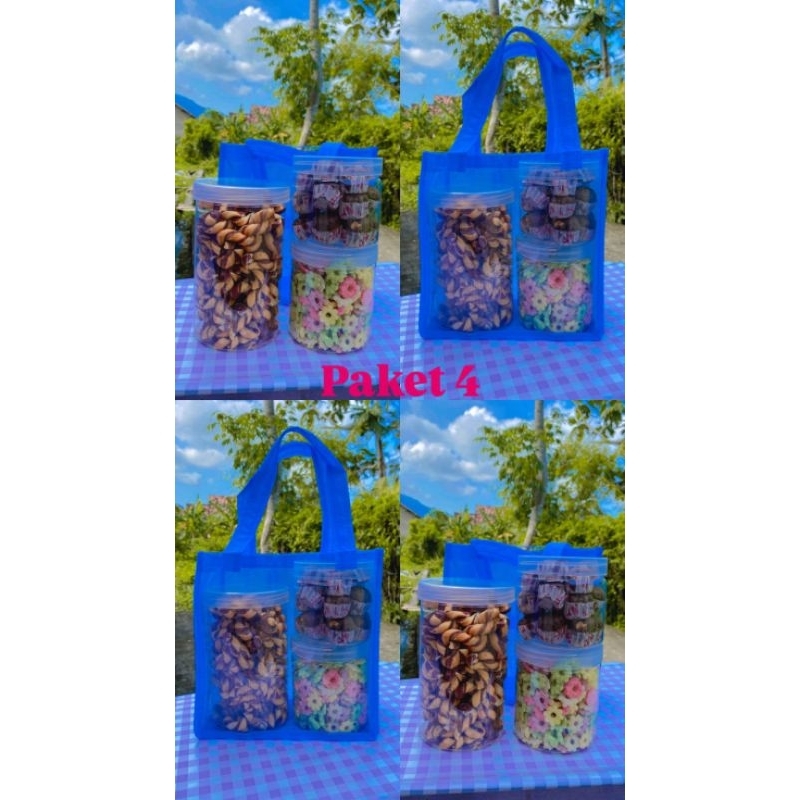 

kue paket toples tabung isi 3