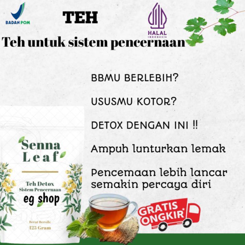 

SENNA LEAF TEA Herbal Teh Daun Senna