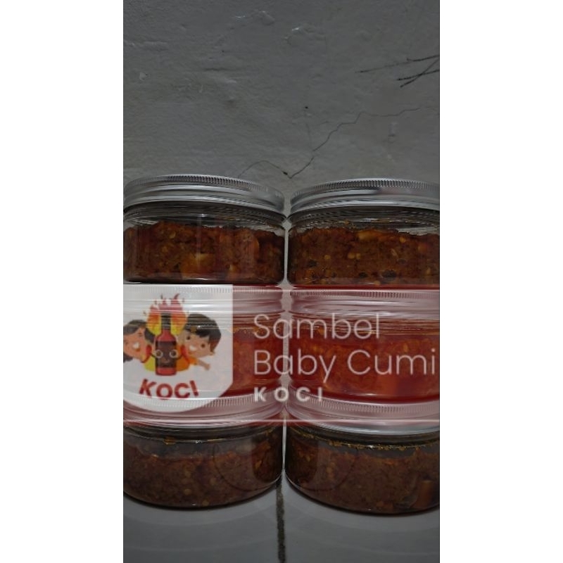 

SAMBAL BABY CUMI 200gr Homemade