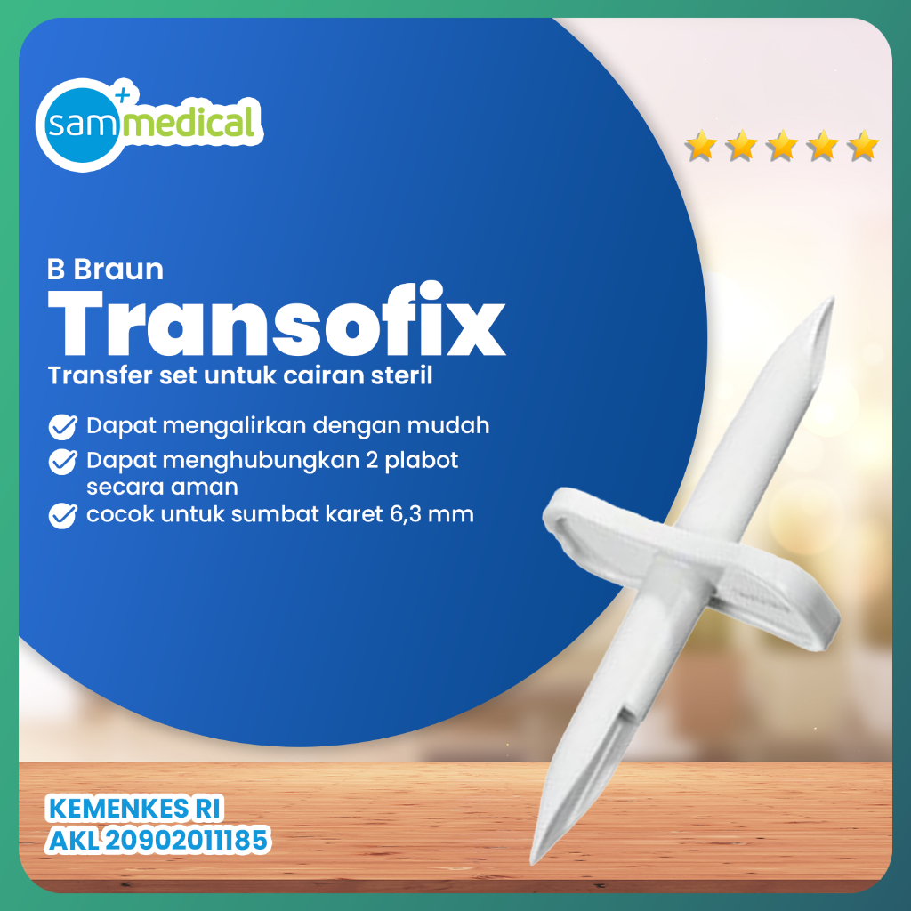 B Braun Transofix / Penusuk Cairan Infus / Alat Tusuk NaCl /Alat Penyambung Plabot Infusion Set