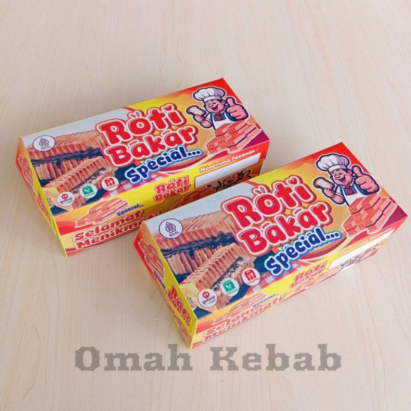 

Dus roti bakar / Kemasan roti bakar / Wadah roti bakar