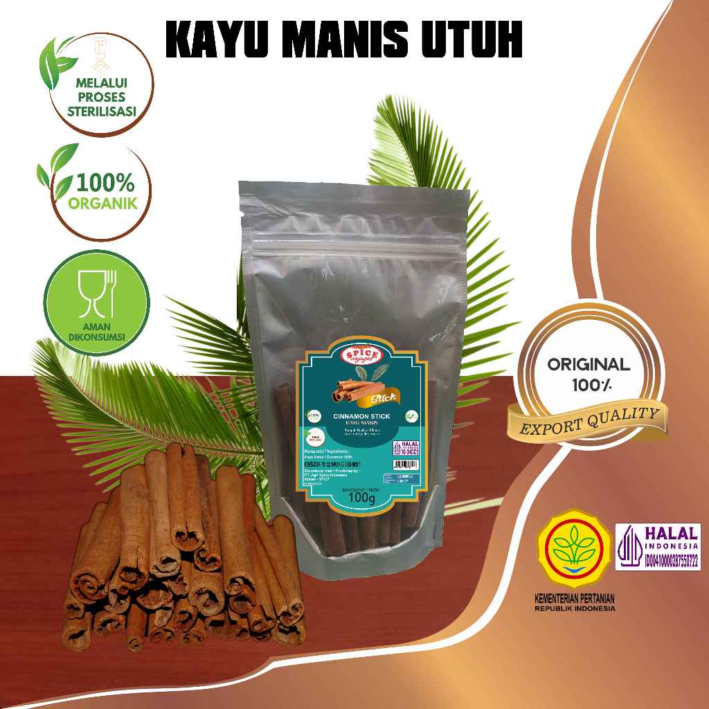 

Spice Voyages Stick Cinnamon (100gr) / Kayu Manis (100gr)
