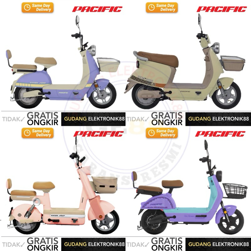 Sepeda Listrik PACIFIC VENTURA Pro 650Watt VENTURA R2 VENTURA R5 Sepeda Pasific E-Bike Nfc