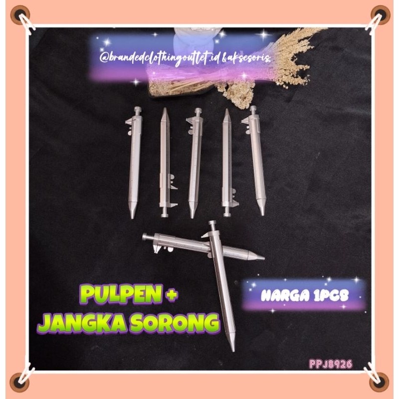 

PULPEN JANGKA SORONG / PULPEN SIGMAT / PENA JANGKA/ PENA SIGMAT VERNIER CALIPER BOLLOINT / PULPEN TULIS MISTER UKUR MULTIFUNGSI PPJ8926