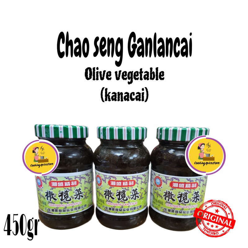 

CHAO SENG GAN LAN CAI / Olive Vegetable / Sayur Zaitun / Kana chai / Vegetarian Food / Kanacai 450gr