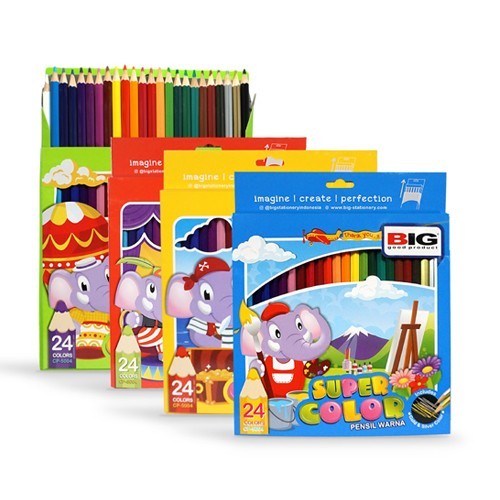 

BIG PENSIL WARNA CP-5004 24 WARNA PANJANG