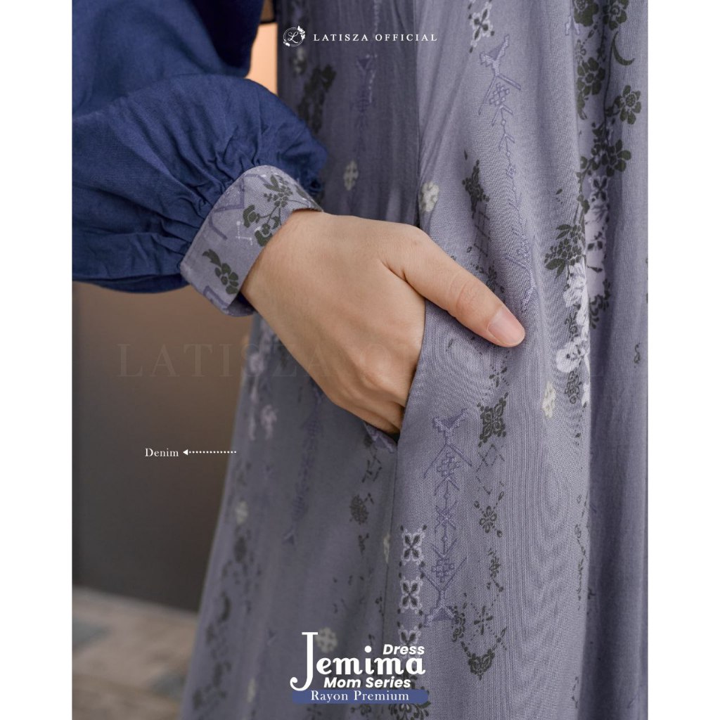 Dress Gamis Lebaran By Latisza Official - JEMIMA DRESS