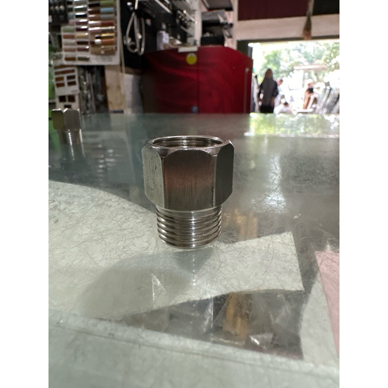SOK KRAN DRAT LUAR DALAM STAINLESS 1/2”INCH