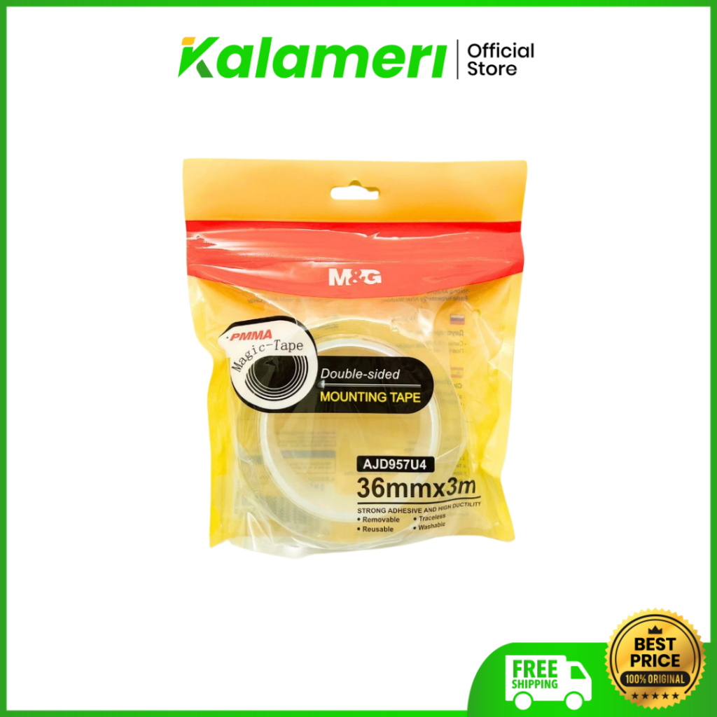 

KALAMERI - M&G double sided Nano Transparent Mounting Tape 36mm x m3 (1/roll) AJD957U4