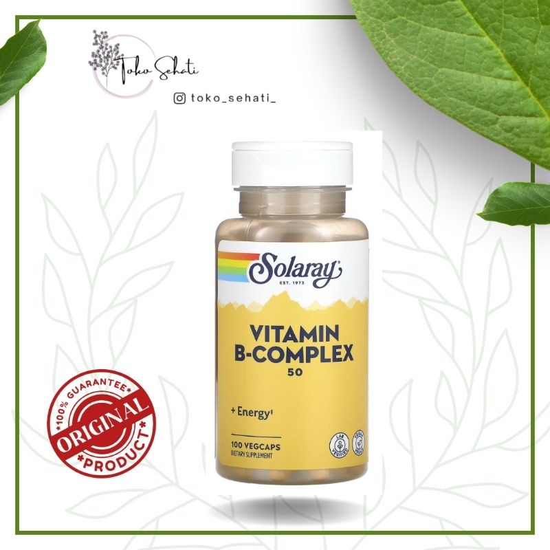 Solaray Vitamin B-Complex, 50mg, 100VegCaps