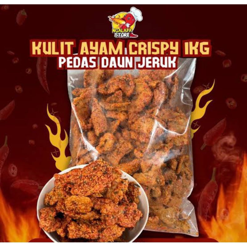 

KULIT CRISPY PEDAS DAUN JERUK | KULIT CRISPI
