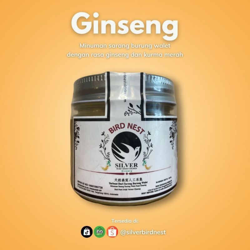 

Minuman Sarang Burung Walet Rasa Ginseng (180 ml)