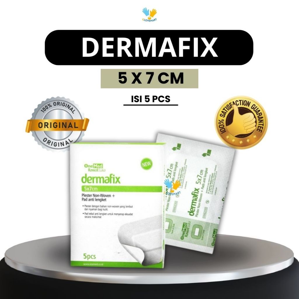 Plester Dermafix Non Woven / Plester Non Woven /  Dermafix Non Woven 5x7 cm