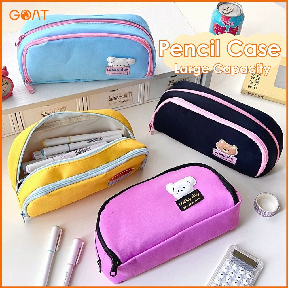 

[Ready✅COD]Kotak Pensil Tas Lucu Tempat Pensil Kapasitas Besar Pouch untuk Anak Sekolah Pensil Cases