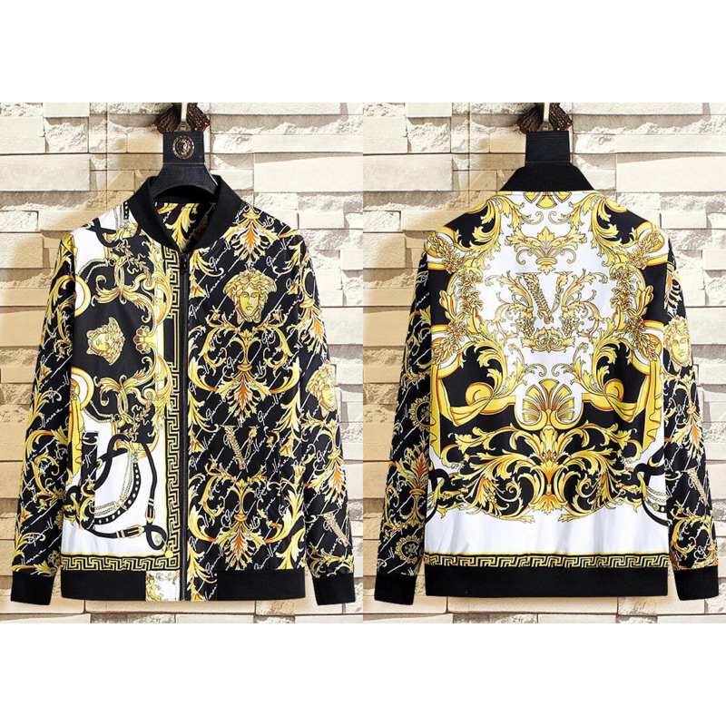 " V " Jaket Pria Import #14922 Kualitas Premium Jaket Cowok Korea Style