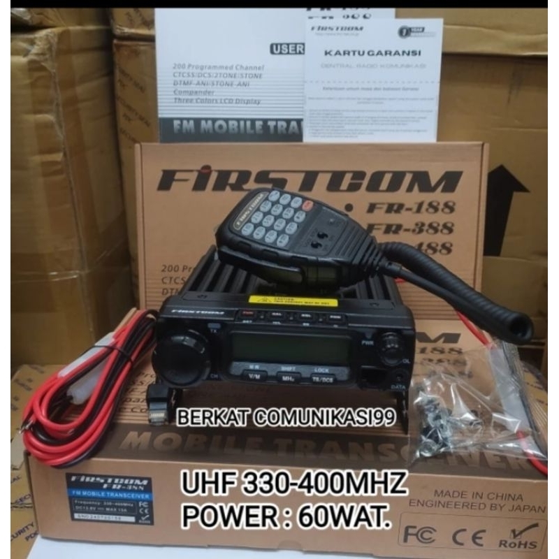 RADIO RIG FRISTCOM FR-388 UHF 330-400MHZ ORIGINAL FIRSTCOM BERKUALITAS