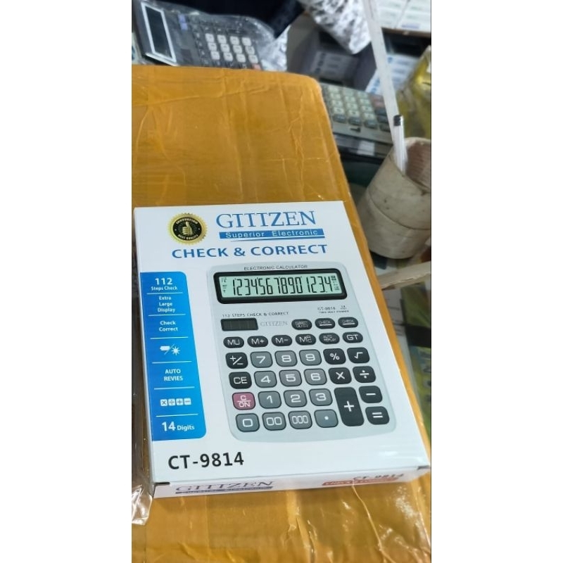 

KALKULATOR CITIZEN 9814, 14 DIGIT