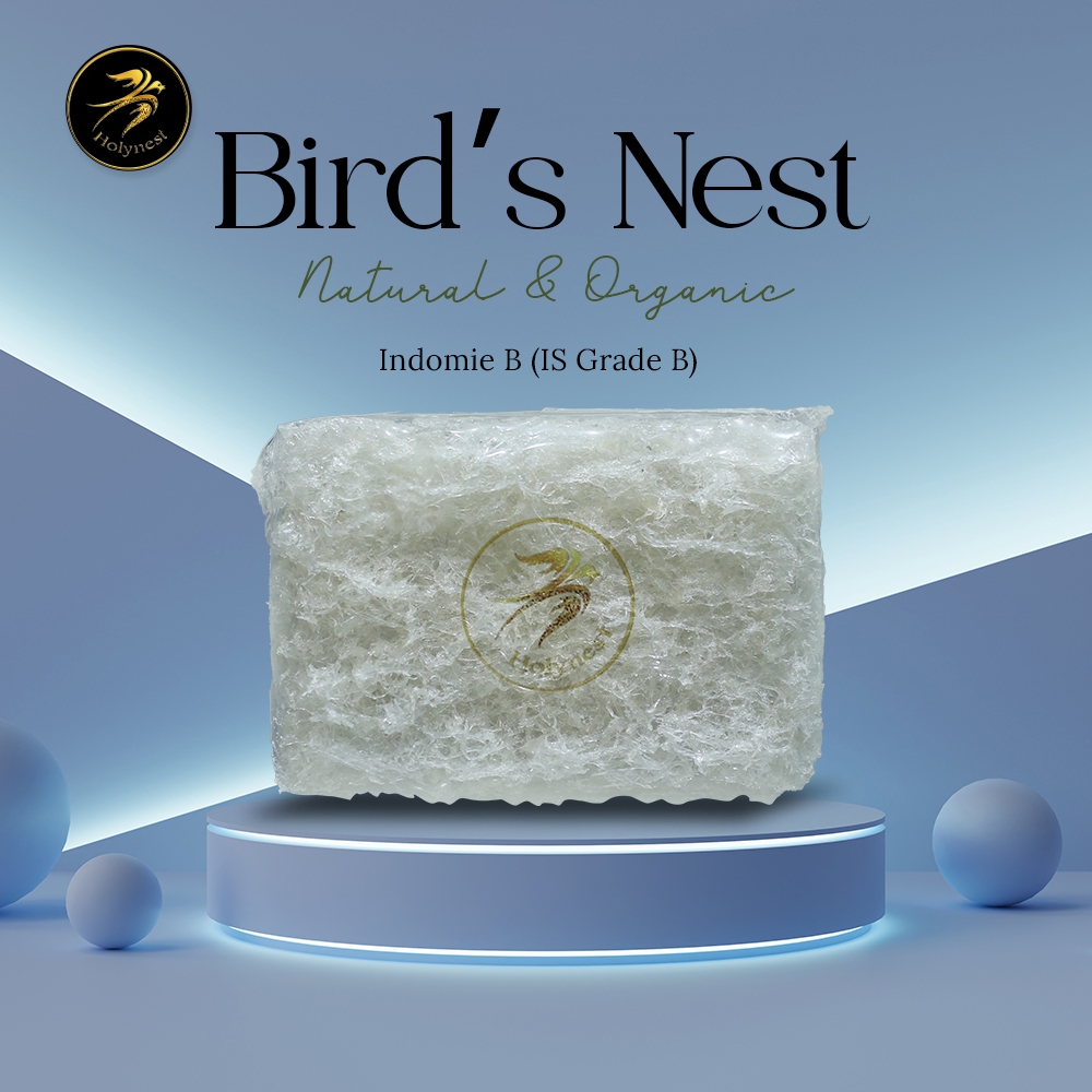 

Sarang Walet Kering Premium Holynest - Indomie Grade B (IS Grade B) 20 gr