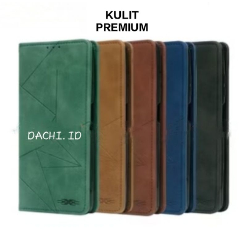 CASING SAMSUNG A13 4G/ A13 5G/ SARUNG HP MODEL DOMPET BAHAN KULIT PREMIUM