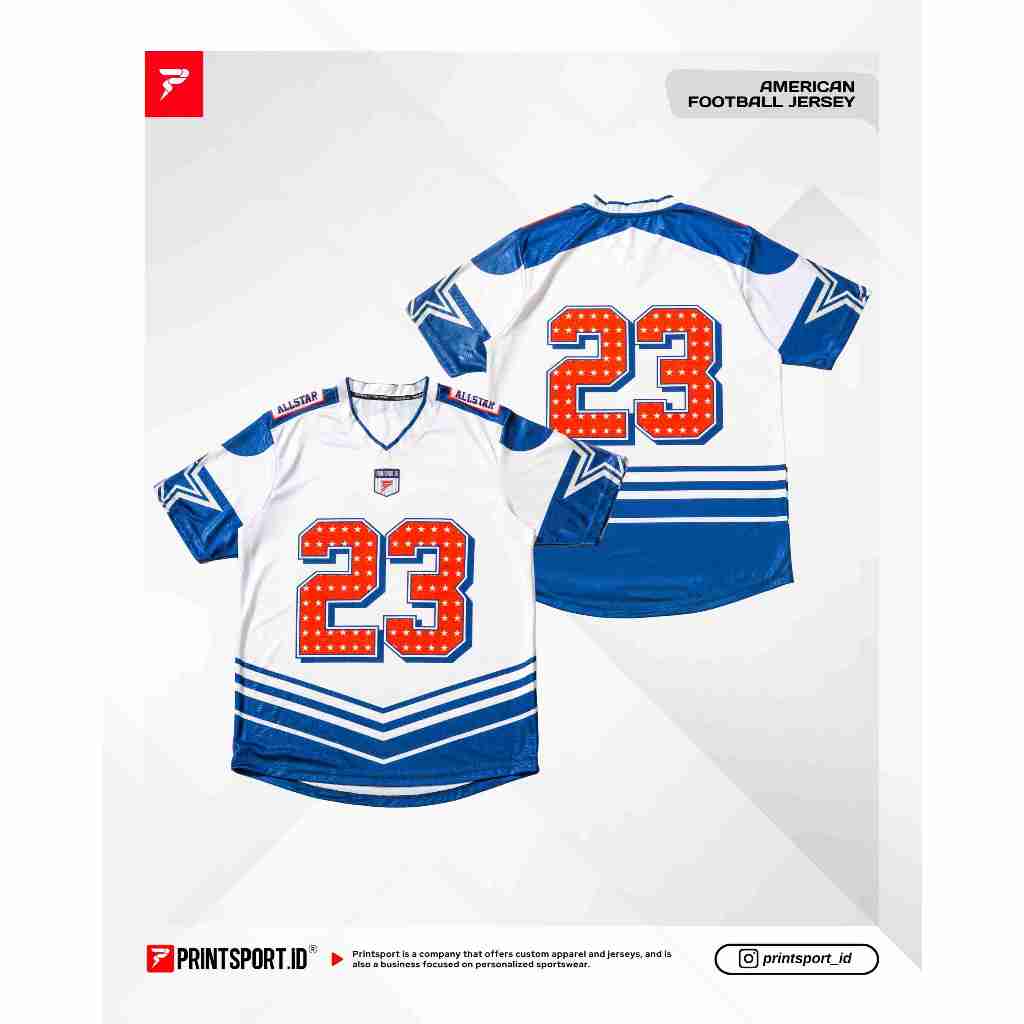 JERSEY OVERSIZE AMERICAN FOOTBALL