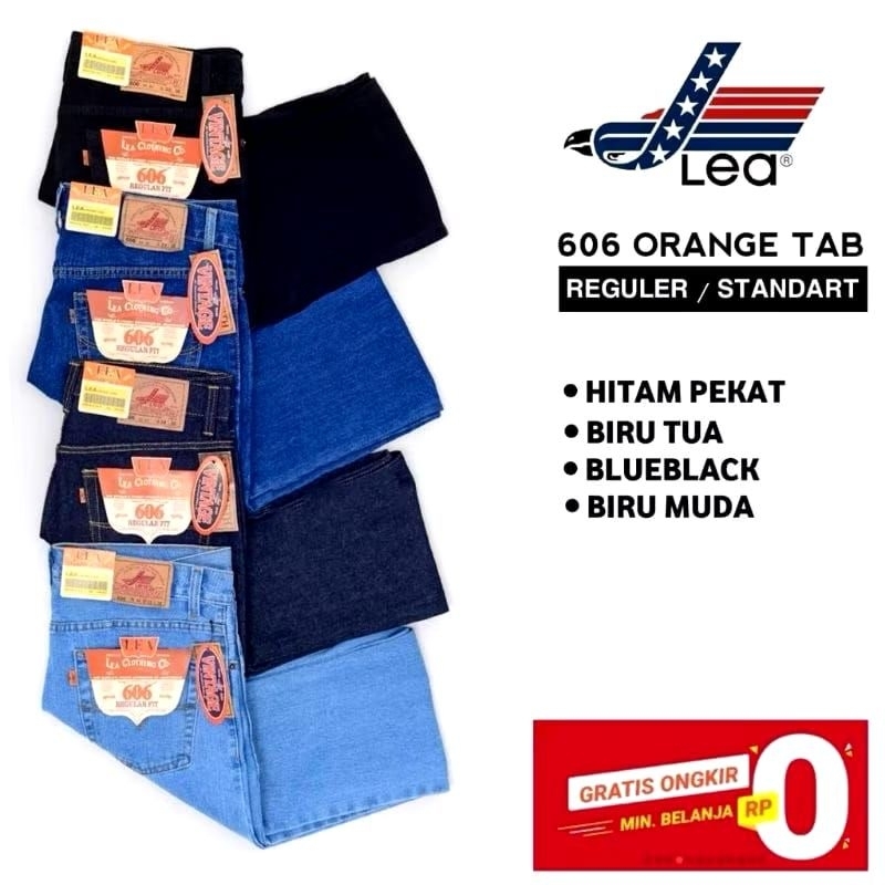 celana jeans lea 606 original