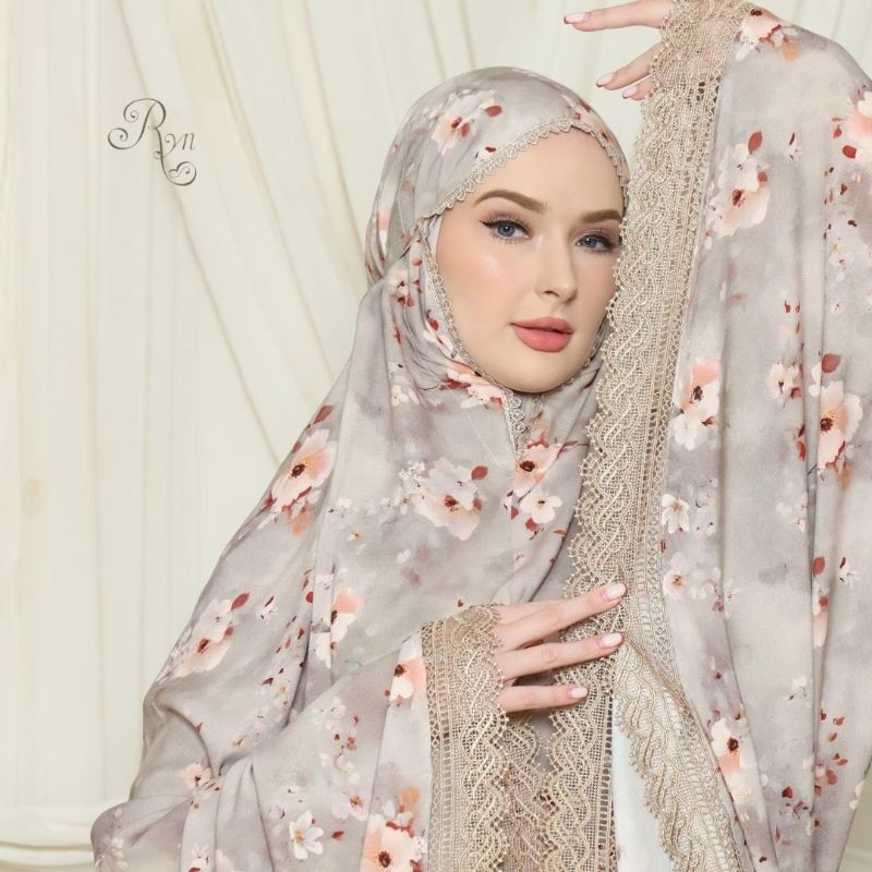 Mukena Ryn Rayyan Rayon Viscose Import Shelia Series