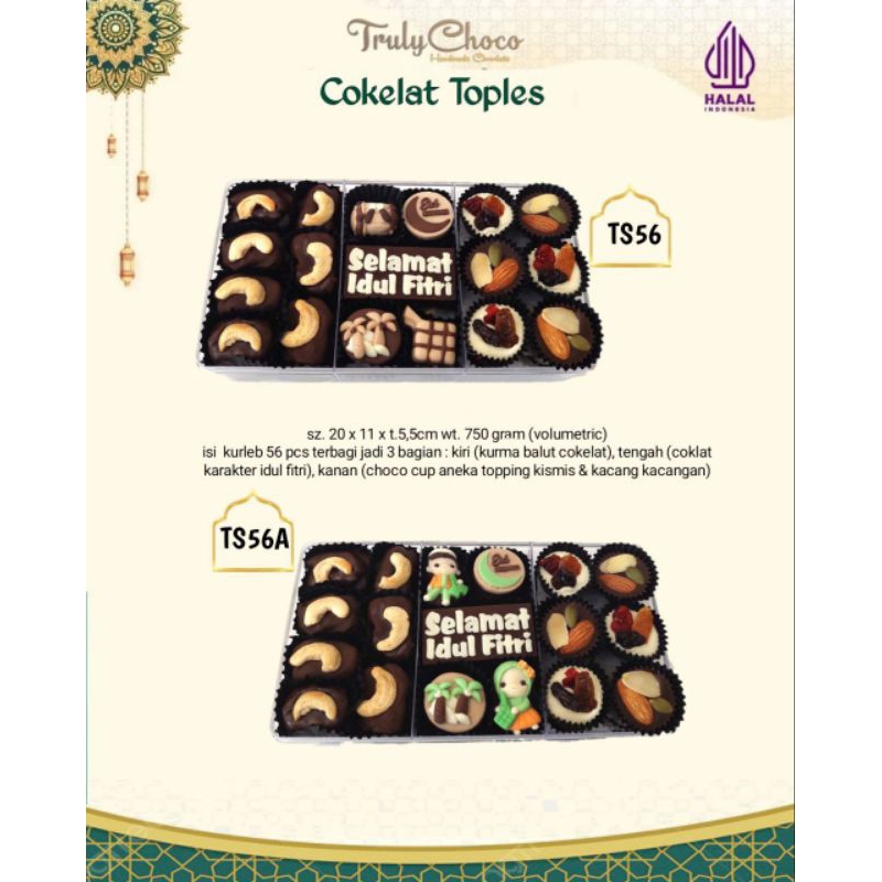 

Hampers Special lebaran idul fitri 2025 coklat trulychoco EP2k dan ETS56