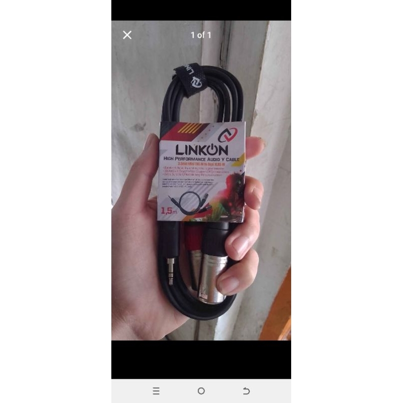 KABEL INPUT JACK SLR CANON LINKON