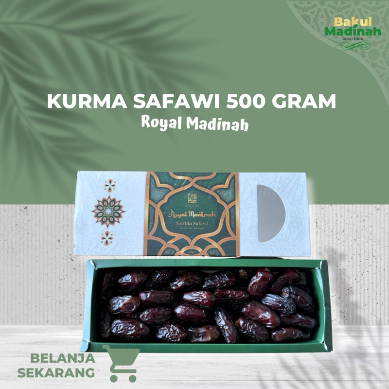 

bakul madinah - kurma safawi royal madinah 500 gram