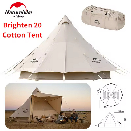 NATUREHIKE NH20ZP012 TENDA COTTON SERIES BRIGHTEN 20