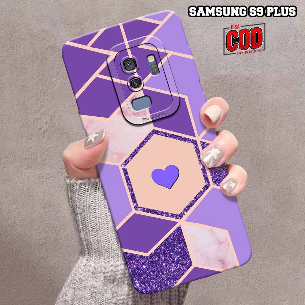 Migun Case - Case Samsung Galaxy S9 Plus - Motif Gliter - Casing Samsung Galaxy S9 Plus - Softcase H