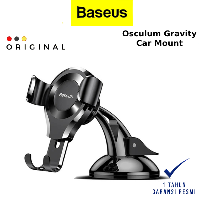 Baseus Osculum Type Gravity Car Mount - BASEUS OFFICIAL STORE ( CODE 10062 ) / STAND HOLDER MOBILE P