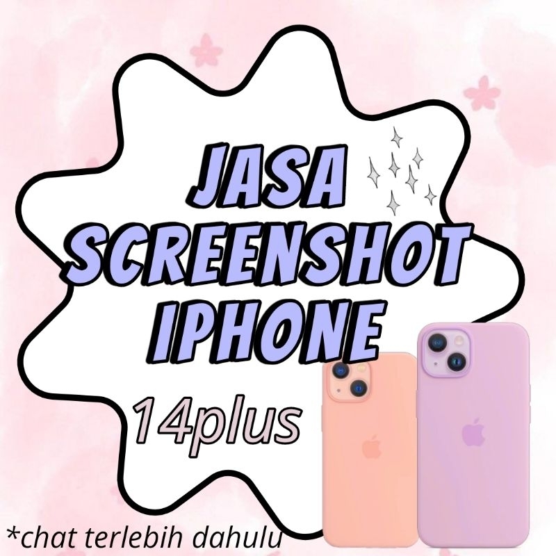 jasa ss iphone 14plus / jasa Screenshot iphone 14+, Ss iphone, Jasa SS Ip