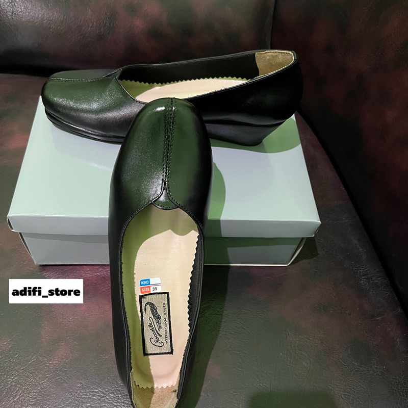 SEPATU PDH WEDGES JALASENASTRI/CROCODILE/SEPATU JALASENASTRI WANITA PERSIT
