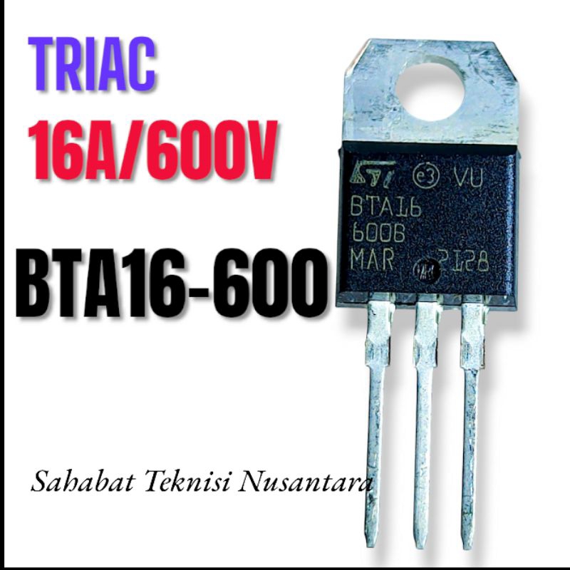 Triac BTA16-600 Triac 16A/600V Transistor BTA16-600 Triak BTA16A-600