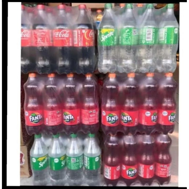 

Fanta / Coca-Cola / Sprite 1 Liter (1 Krat isi 12 Botol)