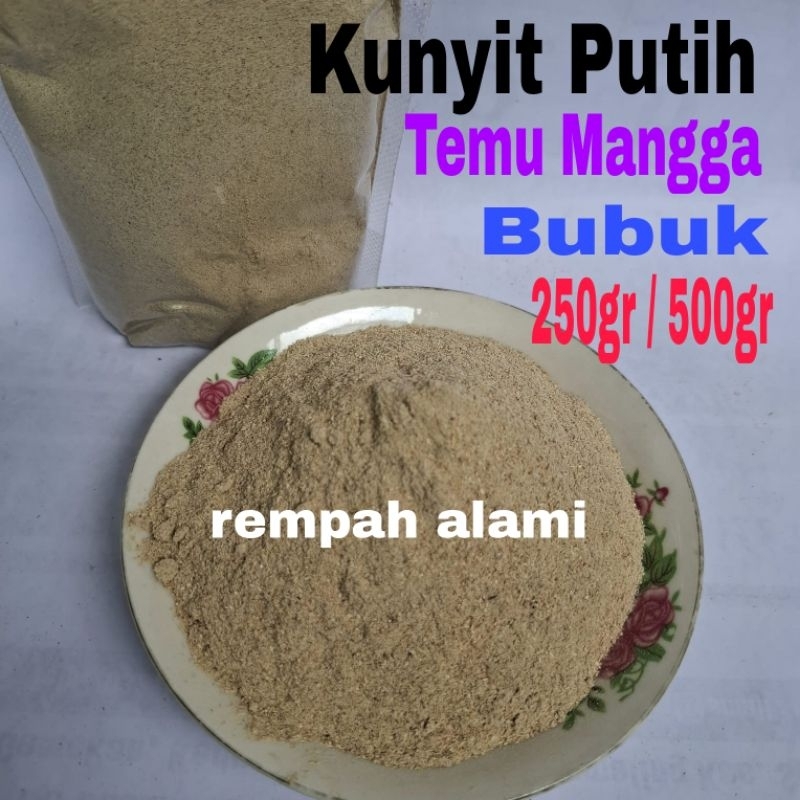 

Kunyit Putih / Temu Mangga Bubuk Murni 250/500gr