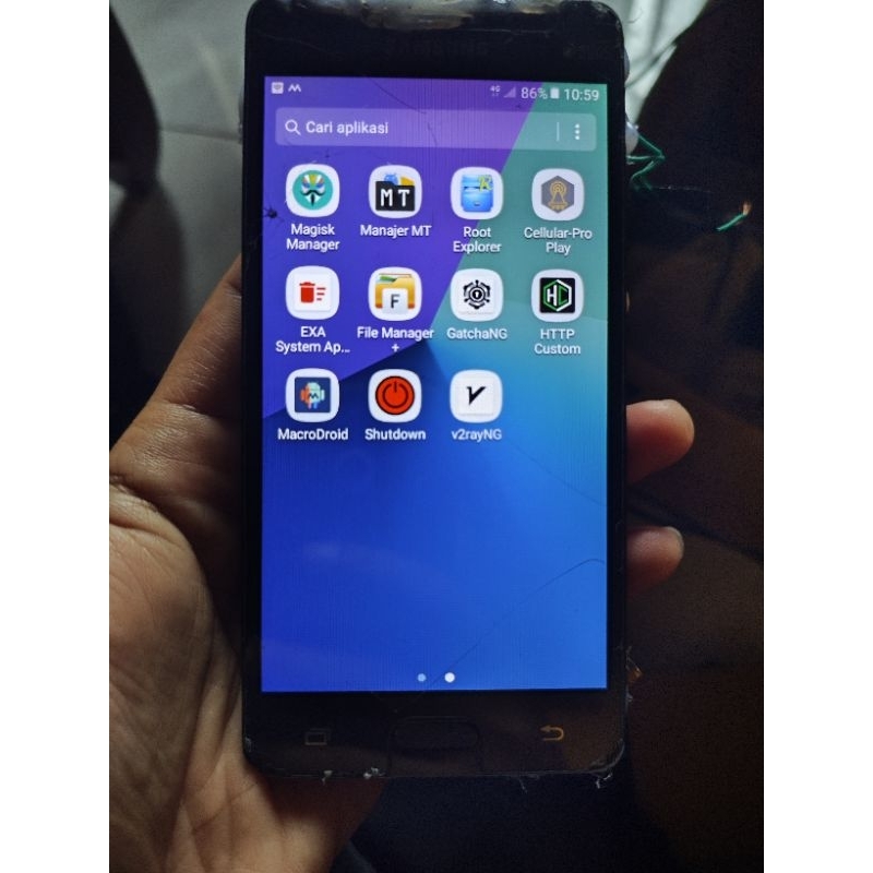 HP MODEM SAMSUNG J2 PRIME SUDAH ROOT MAGISK DAN BISA BAGIKAN VPN SSH