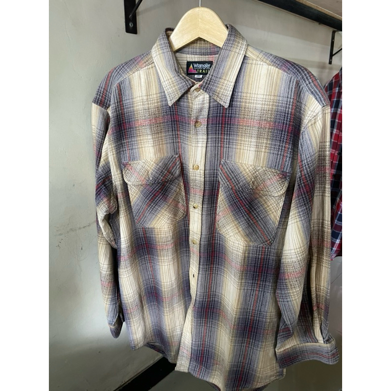 Kemeja flanel second brand/wrangler/original