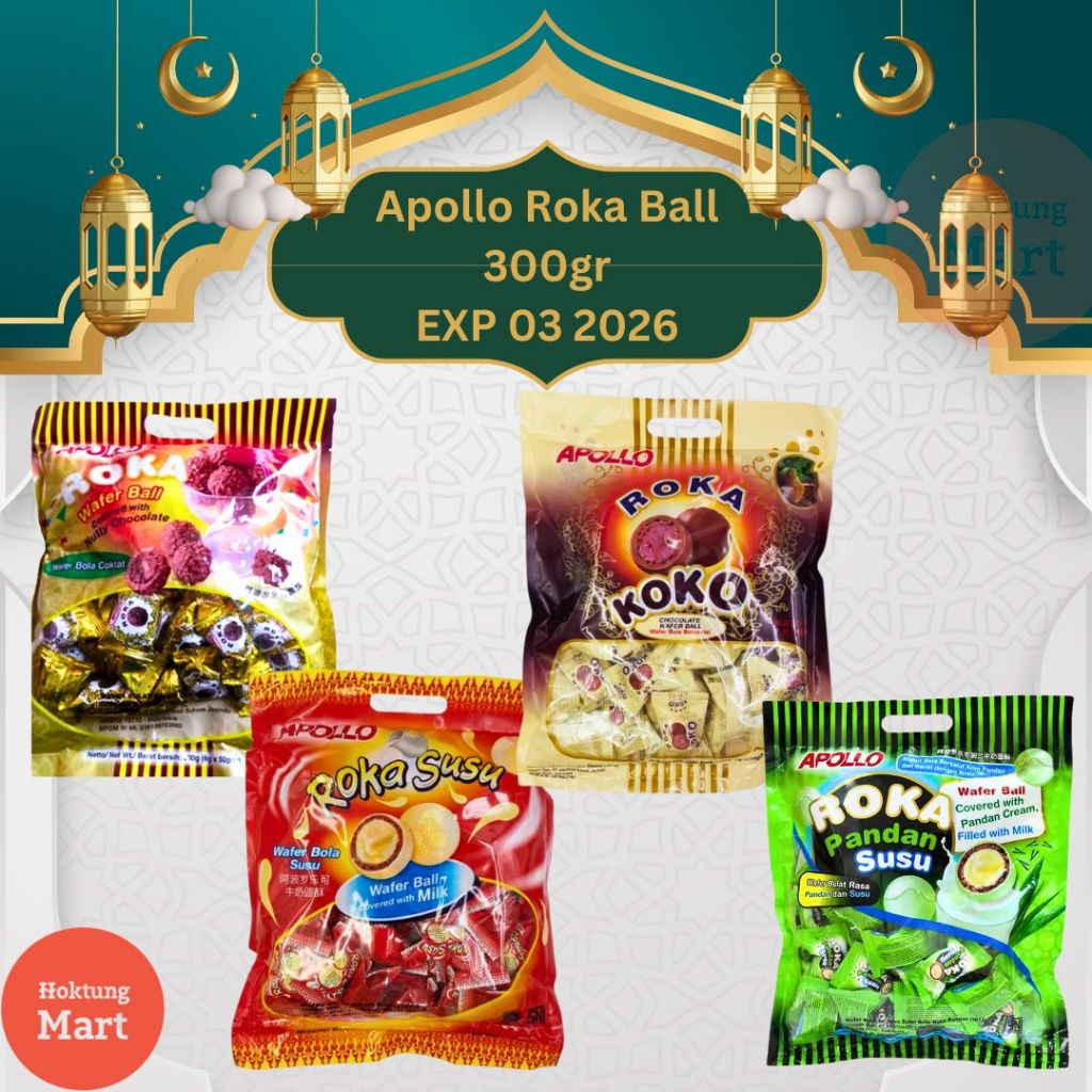 

Apollo Roka Wafer Ball Snack Jadul isi 50s All Varian 300GR