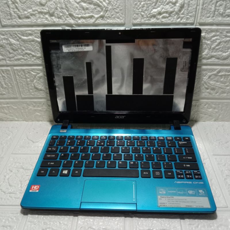 Kesing Case Casing Original Laptop Acer Aspire one 725