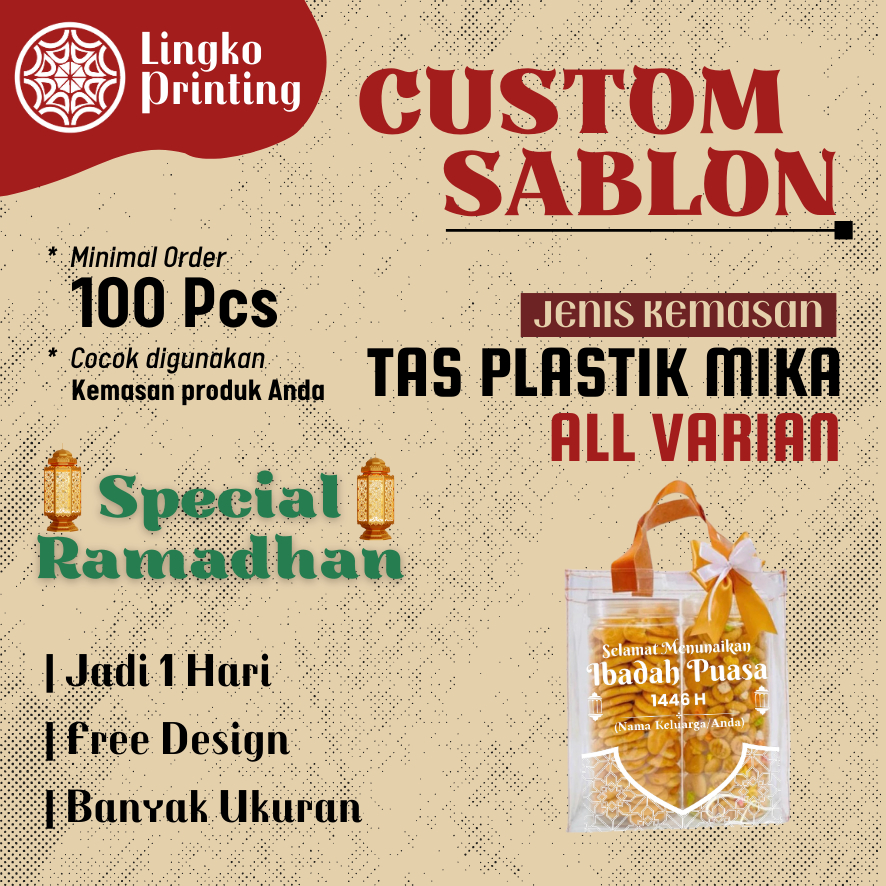 

Kemasan Lebaran | Tas Mika 16x12x26 | Goodie Bag Hampers | Goodie Bag CUSTOM