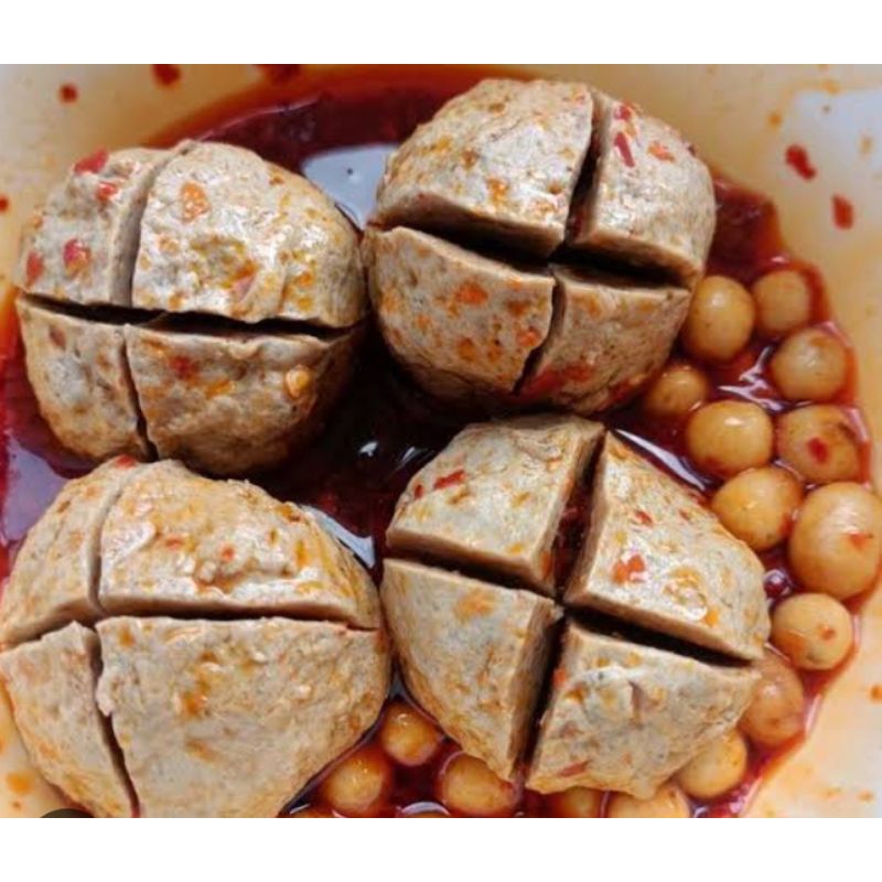 

4 baso ikan besar sinar bahari + bumbu